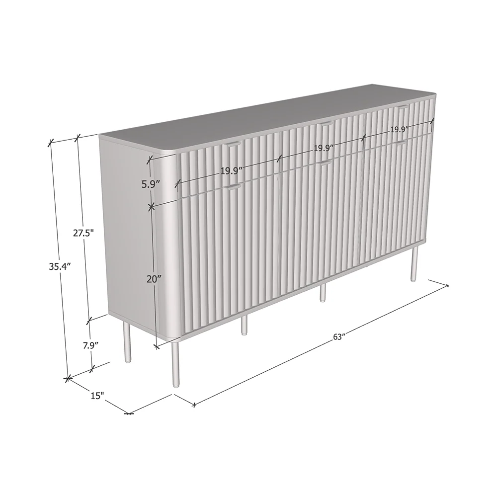 Nuvola 3D3SZ Sideboard - Image 5