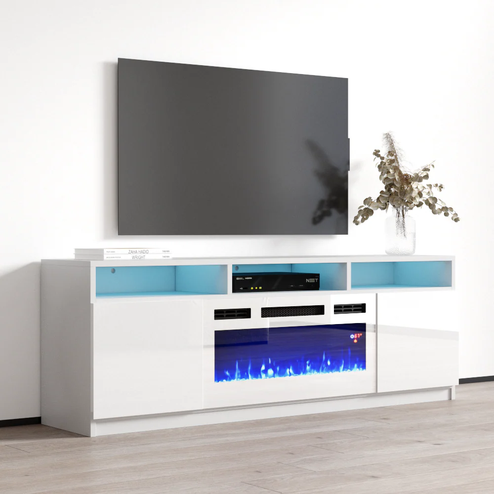 Reno WH05 Fireplace TV Stand - Image 3