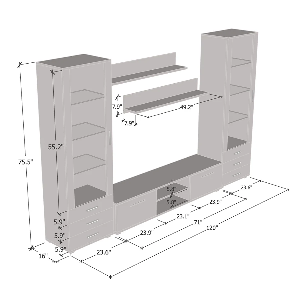 Soho 4 Entertainment Center - Image 5