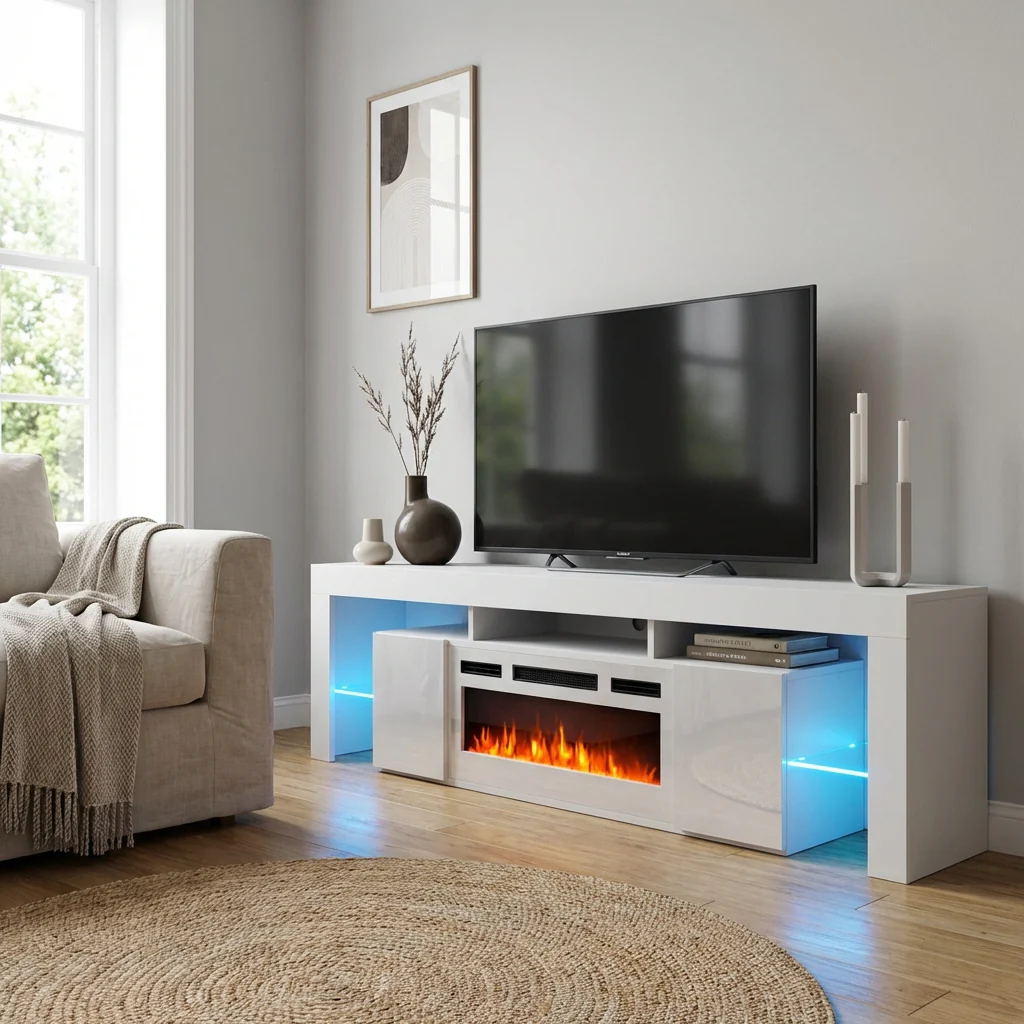 Soleo WH-EF Fireplace TV Stand - Image 7