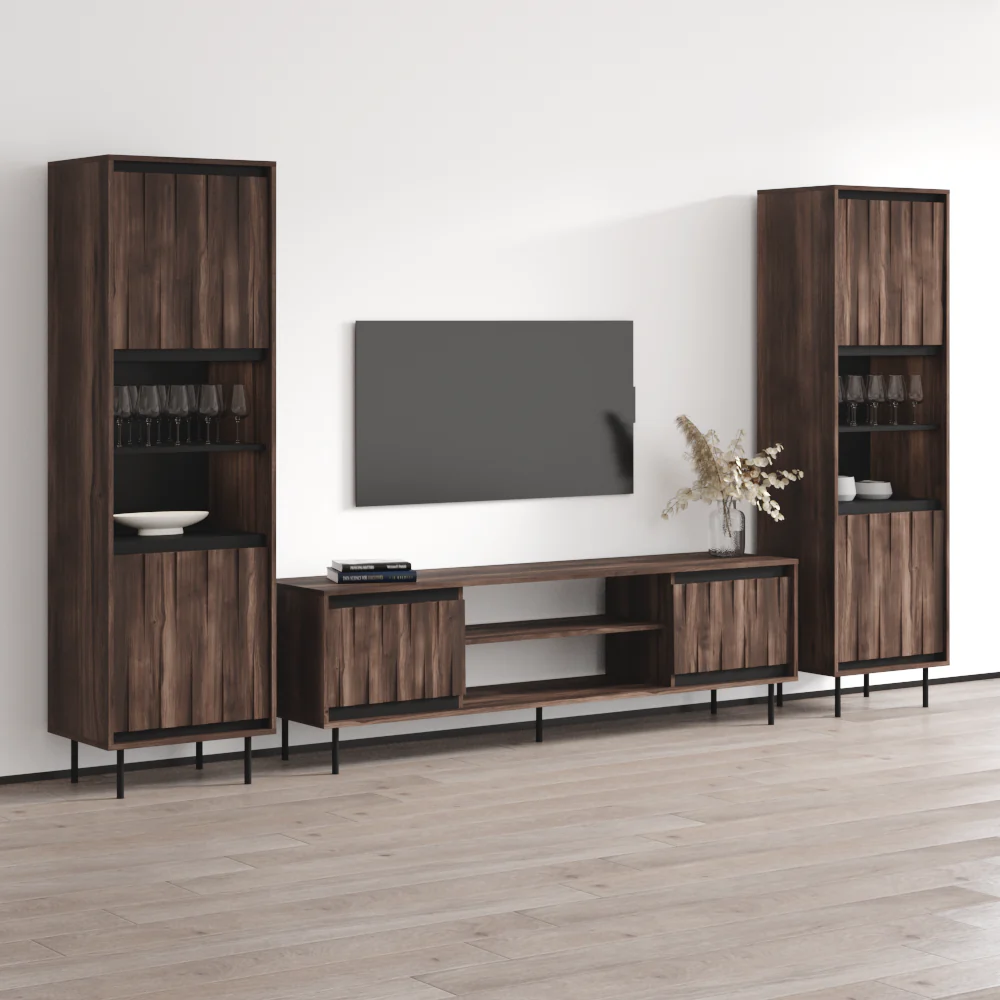 Swing 180TV-BK-BK Entertainment Center - Image 2