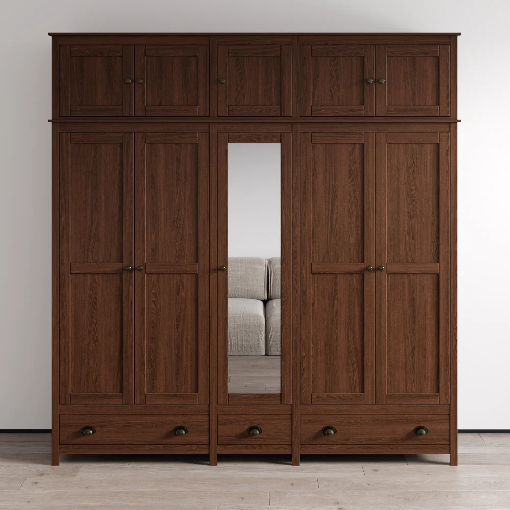 Topazio 10D3S Solid Wood Wardrobe - Image 19
