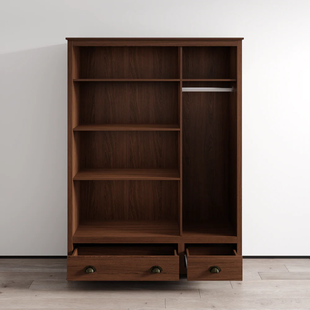 Topazio 3D2S Solid Wood Wardrobe - Image 27