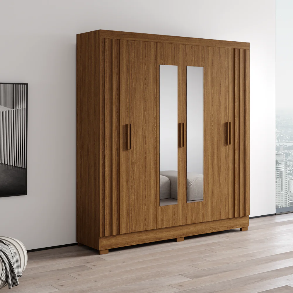 Valencia Wardrobe with Mirror - Image 3